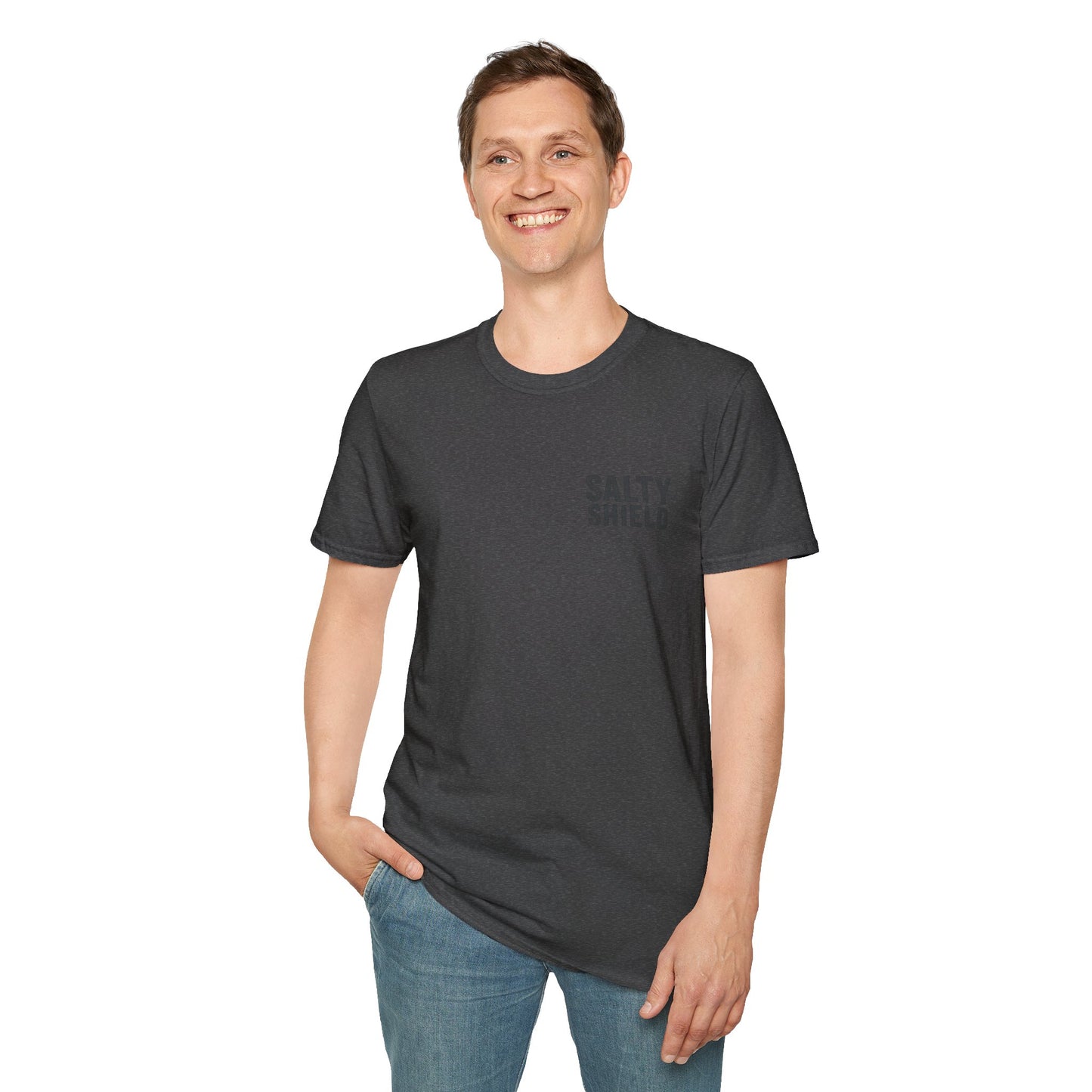 Religious Jesus Greatest Love Story Softstyle T-Shirt Tee Shirt Christian Apparel, Unisex Graphic Tee, Salty Shield Design