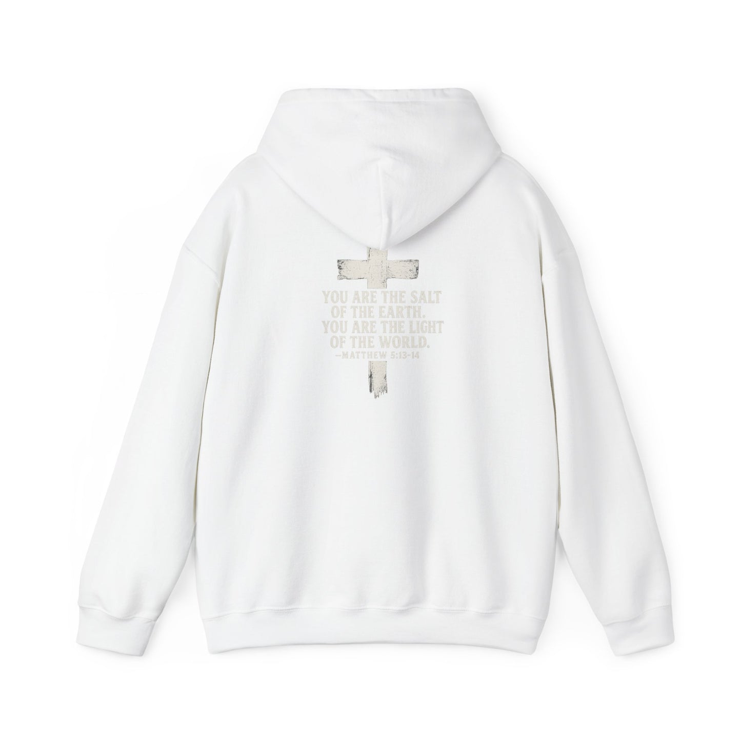 Salty Shield Unisex Hoodie, Casual Pullover, Gift for Him/Her, Cozy Sweatshirt, Everyday Wear, Christian Apparel