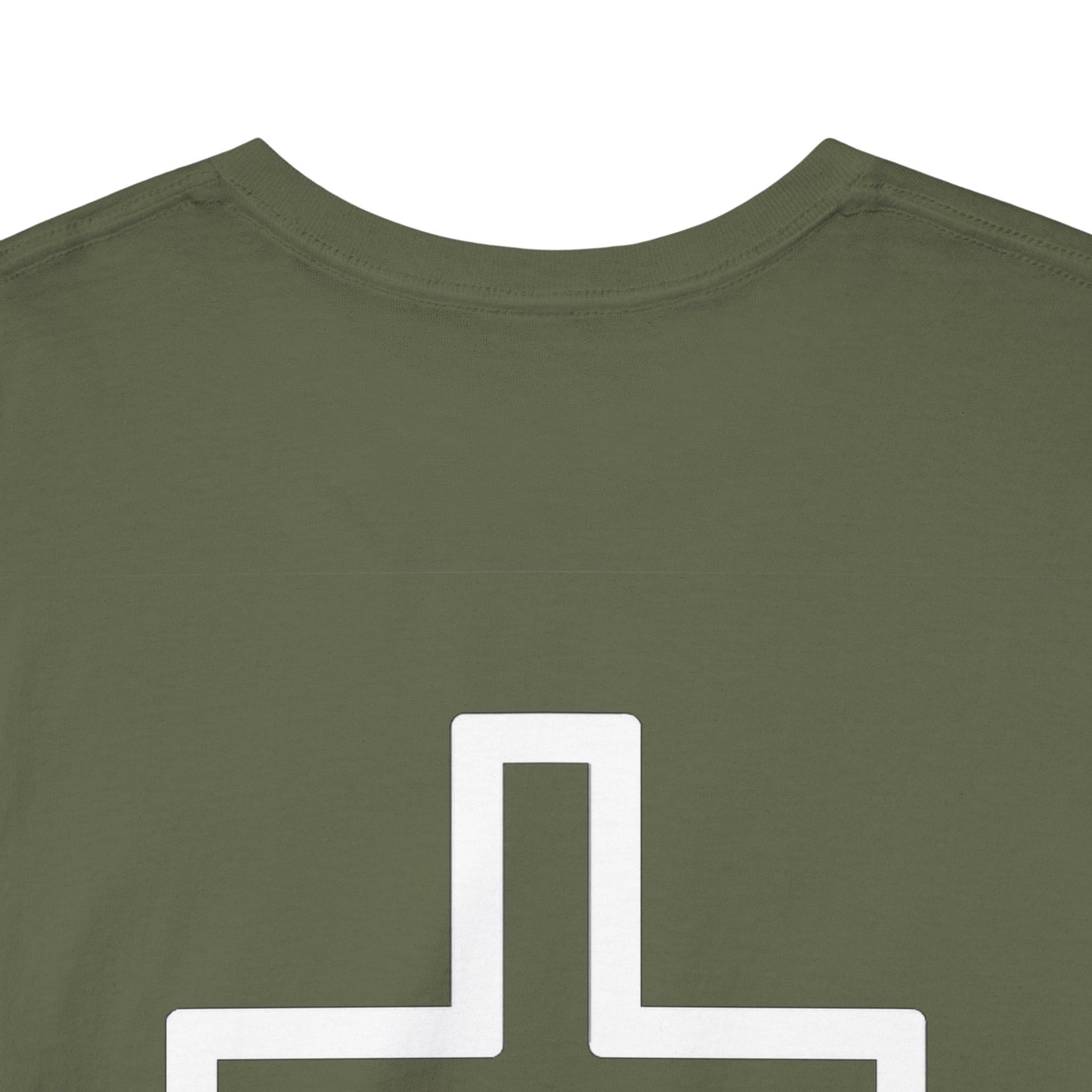 Jesus Crown of Thorns Unisex Heavy Cotton Tee, Faith T-Shirt, Christ Shirt, Religious Gift, Christian Apparel