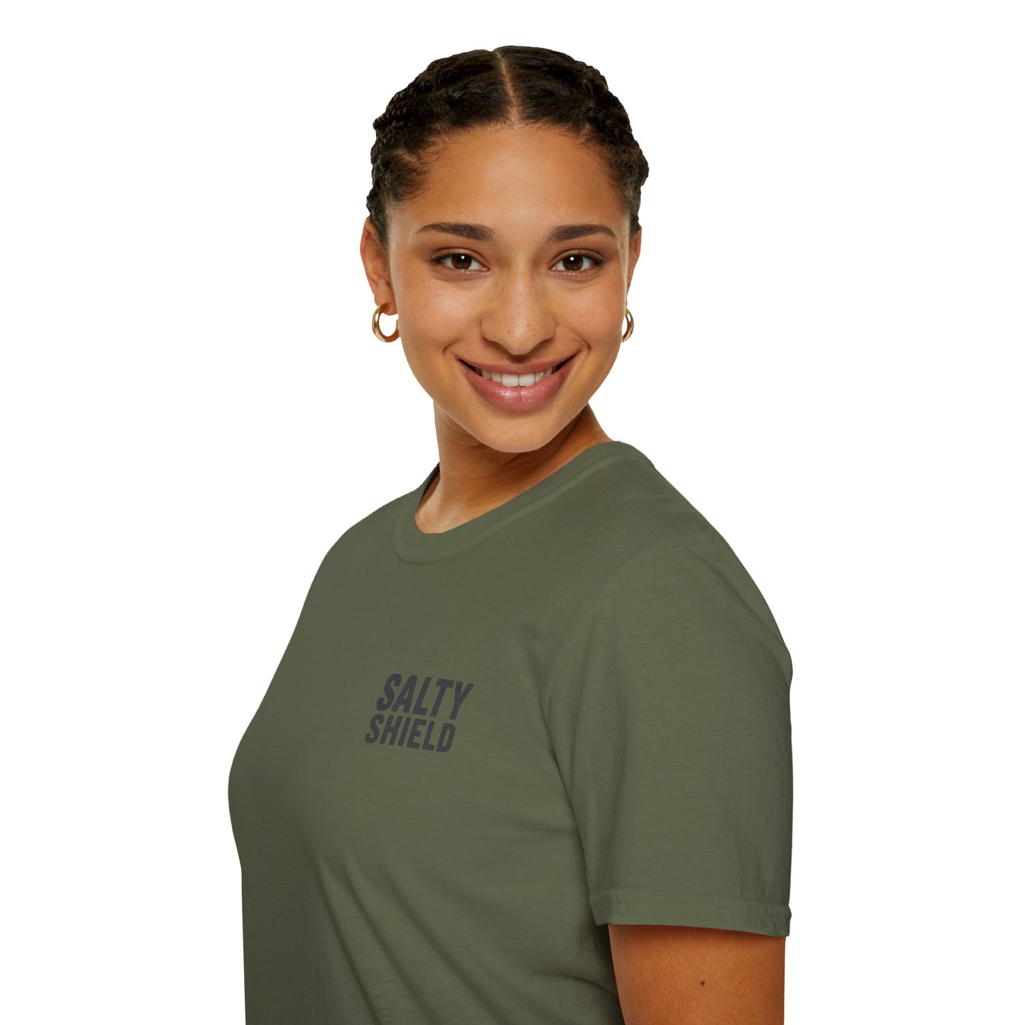 Religious Jesus Greatest Love Story Softstyle T-Shirt Tee Shirt Christian Apparel, Unisex Graphic Tee, Salty Shield Design