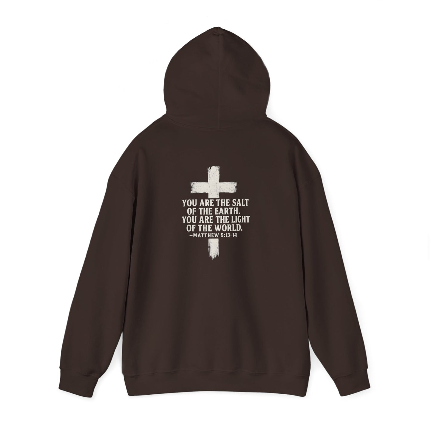 Salty Shield Unisex Hoodie, Casual Pullover, Gift for Him/Her, Cozy Sweatshirt, Everyday Wear, Christian Apparel
