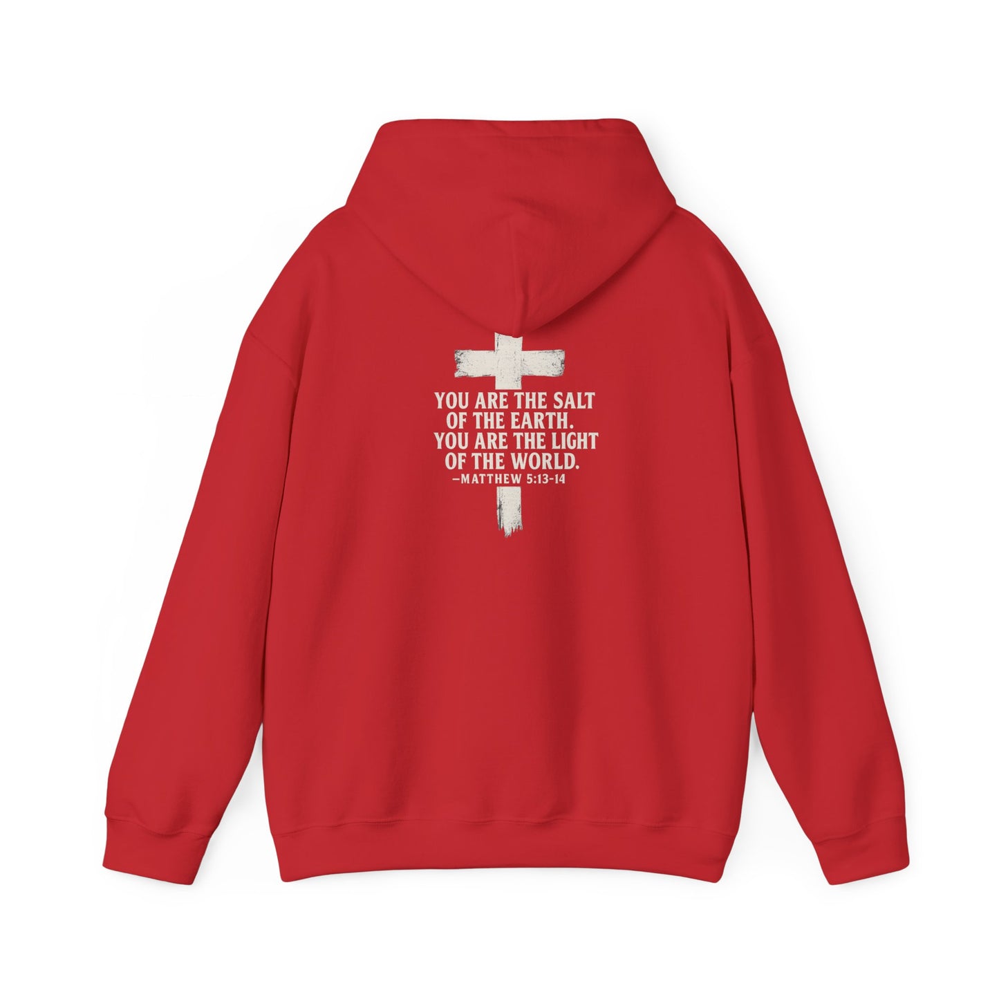 Salty Shield Unisex Hoodie, Casual Pullover, Gift for Him/Her, Cozy Sweatshirt, Everyday Wear, Christian Apparel