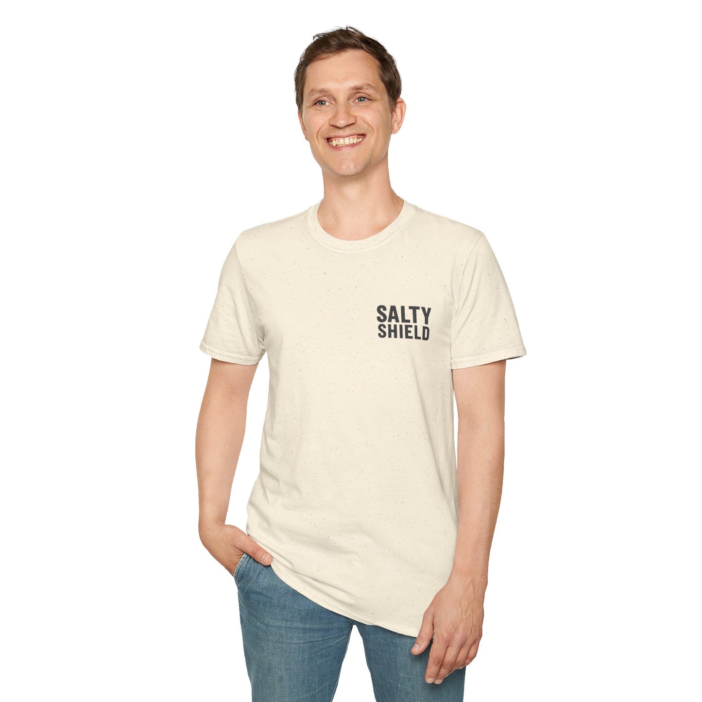 Religious Jesus Greatest Love Story Softstyle T-Shirt Tee Shirt Christian Apparel, Unisex Graphic Tee, Salty Shield Design