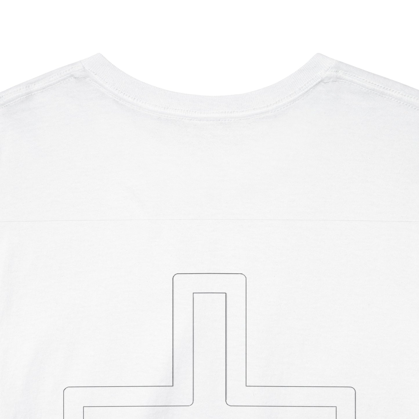 Jesus Crown of Thorns Unisex Heavy Cotton Tee, Faith T-Shirt, Christ Shirt, Religious Gift, Christian Apparel