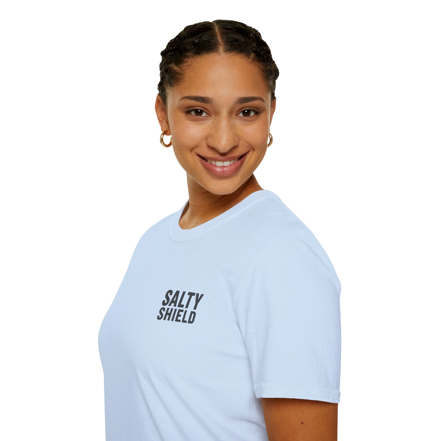 Religious Jesus Greatest Love Story Softstyle T-Shirt Tee Shirt Christian Apparel, Unisex Graphic Tee, Salty Shield Design