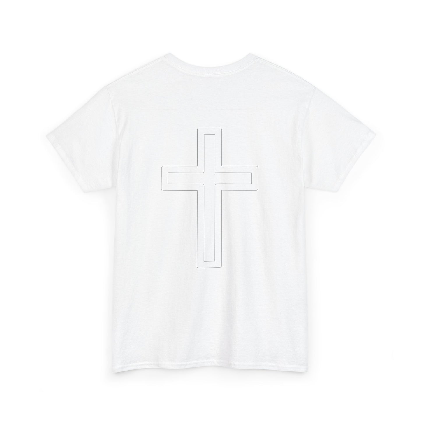 Jesus Crown of Thorns Unisex Heavy Cotton Tee, Faith T-Shirt, Christ Shirt, Religious Gift, Christian Apparel