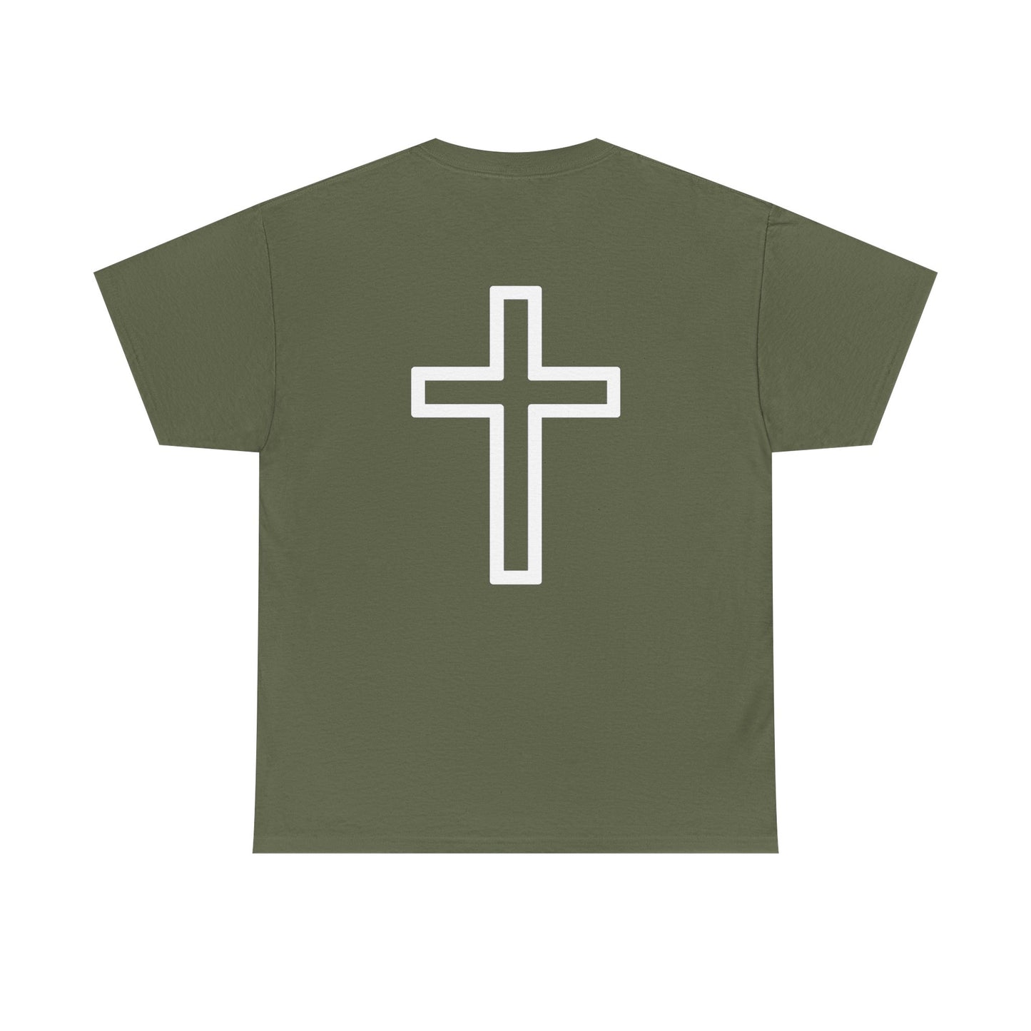 Jesus Crown of Thorns Unisex Heavy Cotton Tee, Faith T-Shirt, Christ Shirt, Religious Gift, Christian Apparel