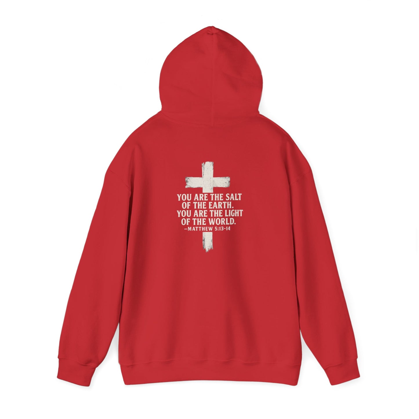 Salty Shield Unisex Hoodie, Casual Pullover, Gift for Him/Her, Cozy Sweatshirt, Everyday Wear, Christian Apparel