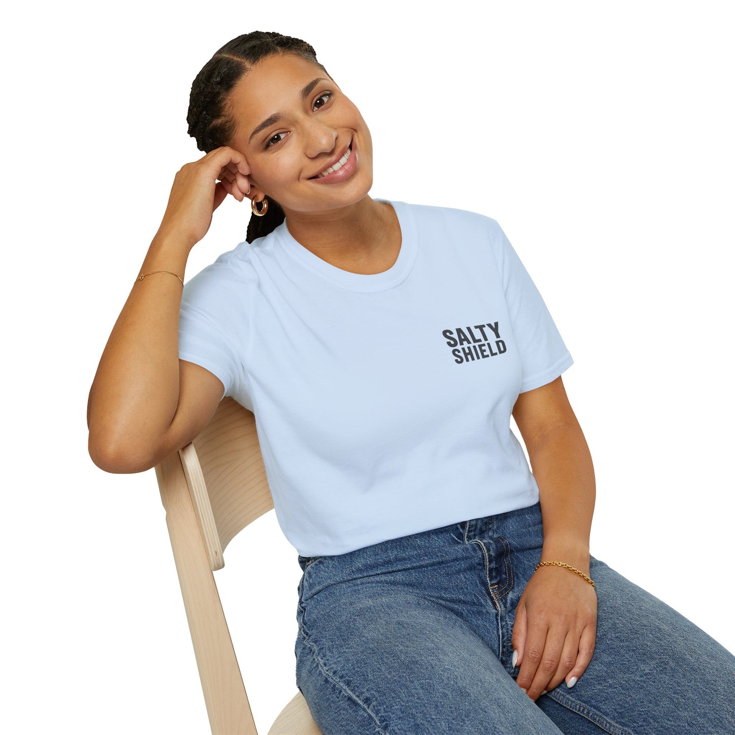 Religious Jesus Greatest Love Story Softstyle T-Shirt Tee Shirt Christian Apparel, Unisex Graphic Tee, Salty Shield Design