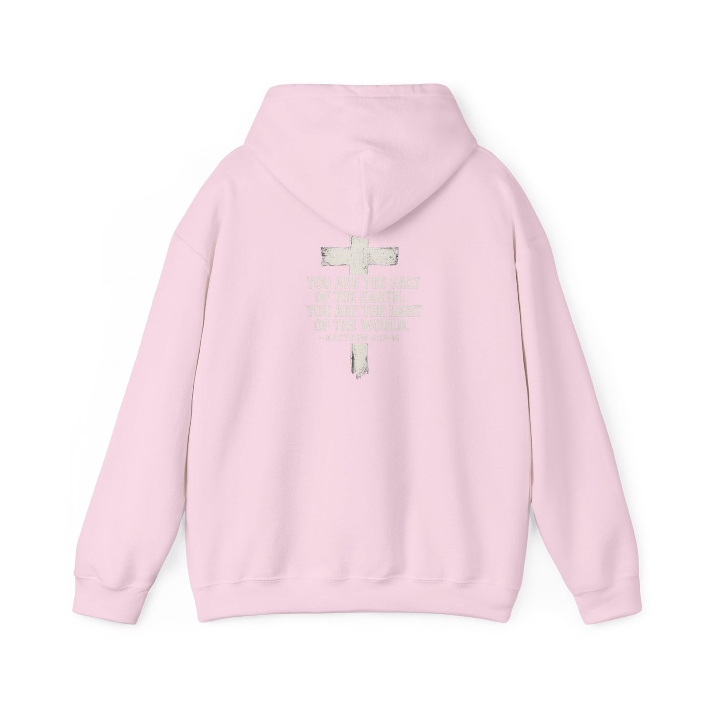 Salty Shield Unisex Hoodie, Casual Pullover, Gift for Him/Her, Cozy Sweatshirt, Everyday Wear, Christian Apparel