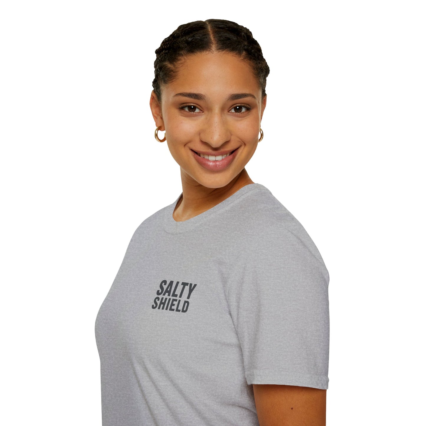 Religious Jesus Greatest Love Story Softstyle T-Shirt Tee Shirt Christian Apparel, Unisex Graphic Tee, Salty Shield Design
