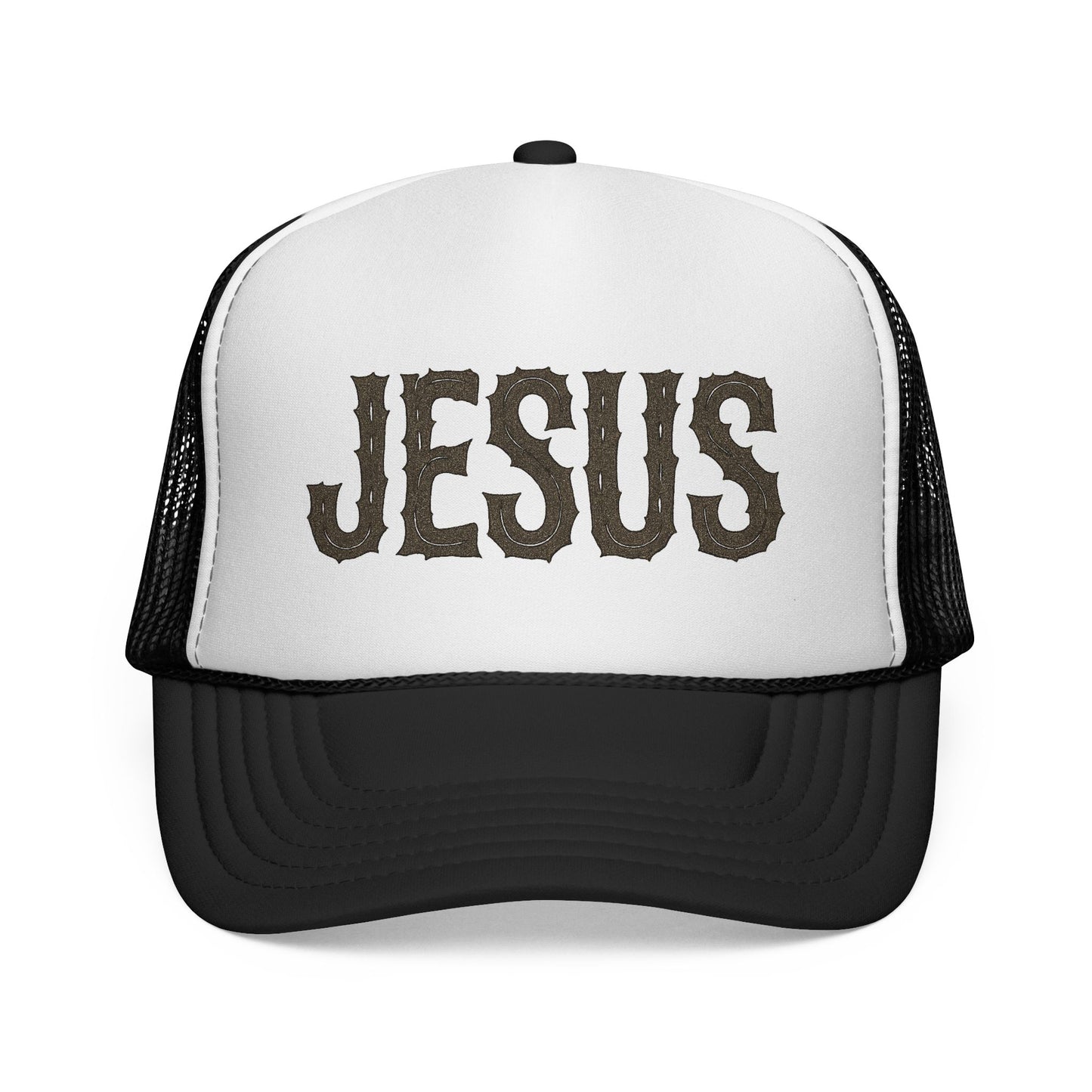 Faith-Inspired Trucker Cap, Religious Hat, Christian Gift, Jesus Baseball Cap, Stylish Faith Apparel, Perfect for Church Events