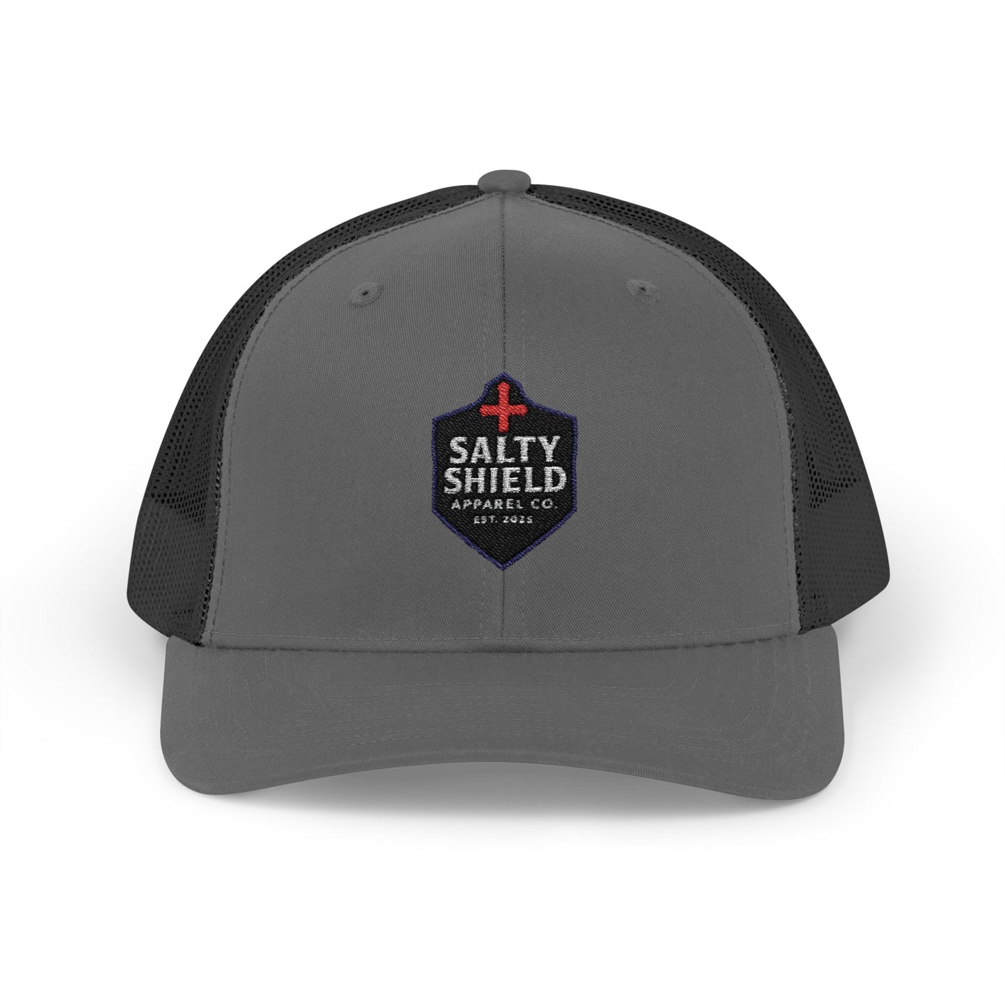 Salty Shield Snapback Trucker Cap - Stylish Headwear for Beach Lovers, Outdoor Adventures, Summer Fashion, Gifts for Him/Her