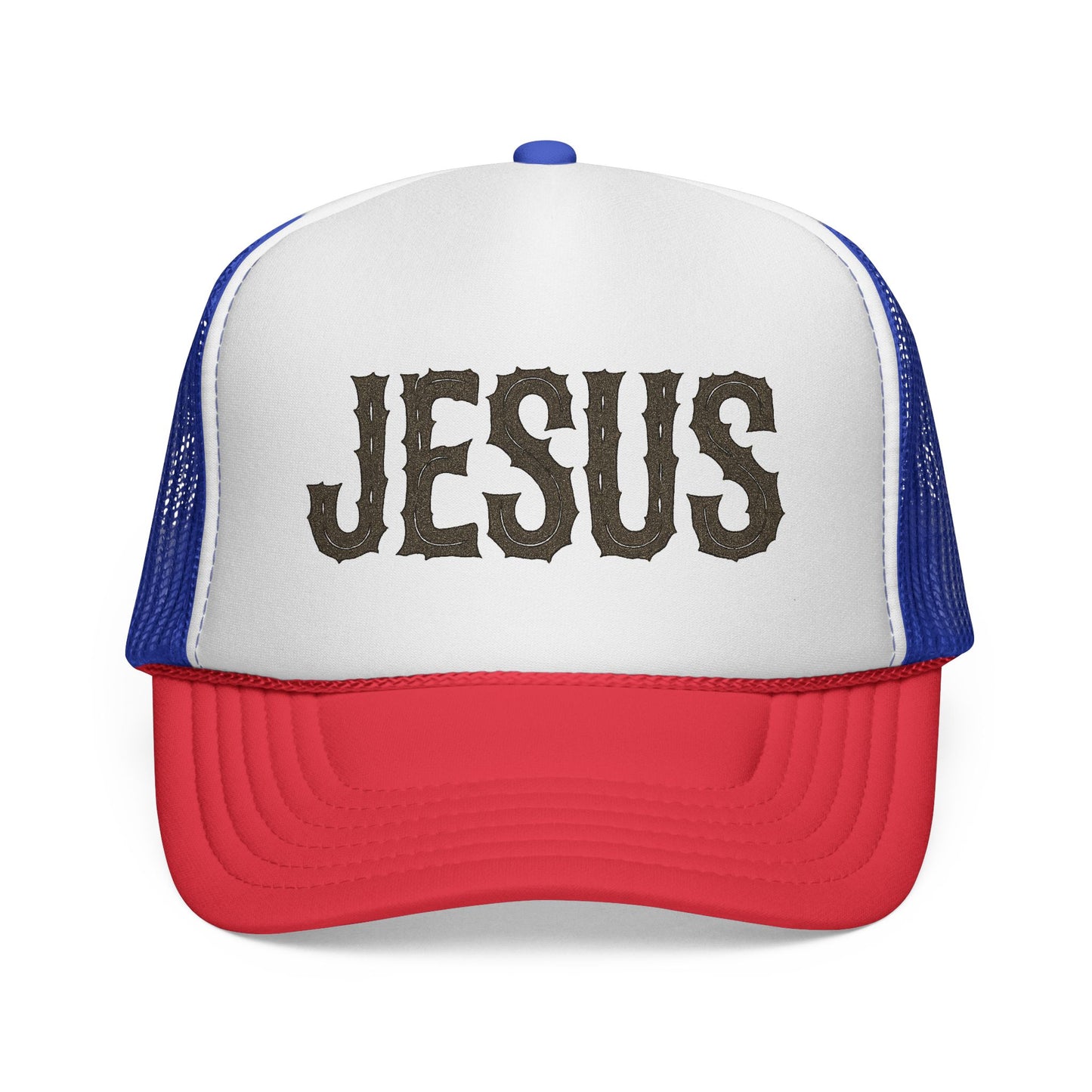 Faith-Inspired Trucker Cap, Religious Hat, Christian Gift, Jesus Baseball Cap, Stylish Faith Apparel, Perfect for Church Events