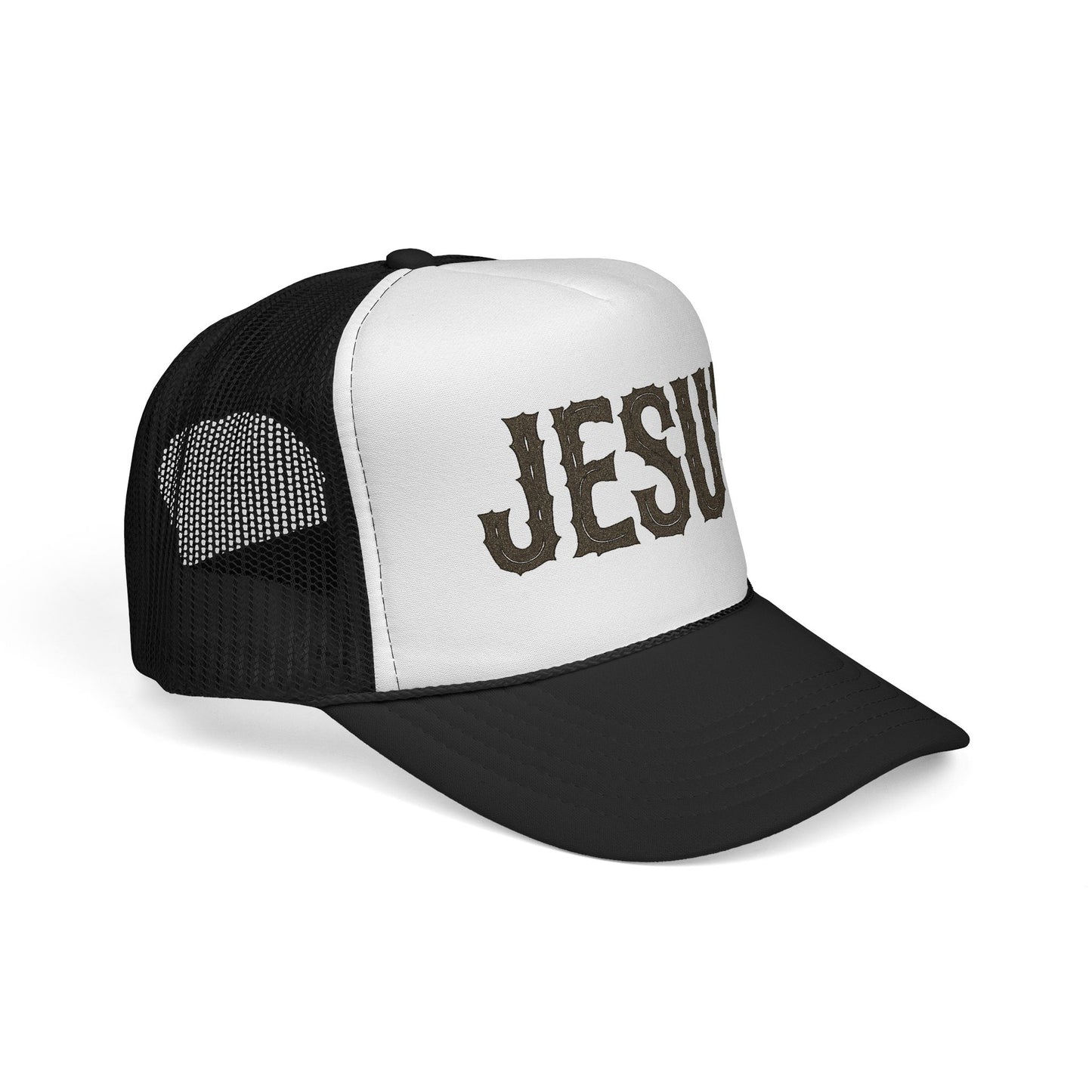 Faith-Inspired Trucker Cap, Religious Hat, Christian Gift, Jesus Baseball Cap, Stylish Faith Apparel, Perfect for Church Events