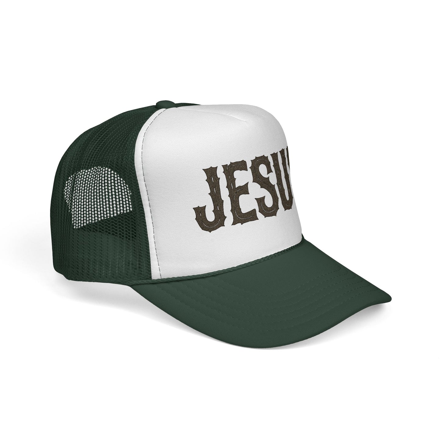 Faith-Inspired Trucker Cap, Religious Hat, Christian Gift, Jesus Baseball Cap, Stylish Faith Apparel, Perfect for Church Events