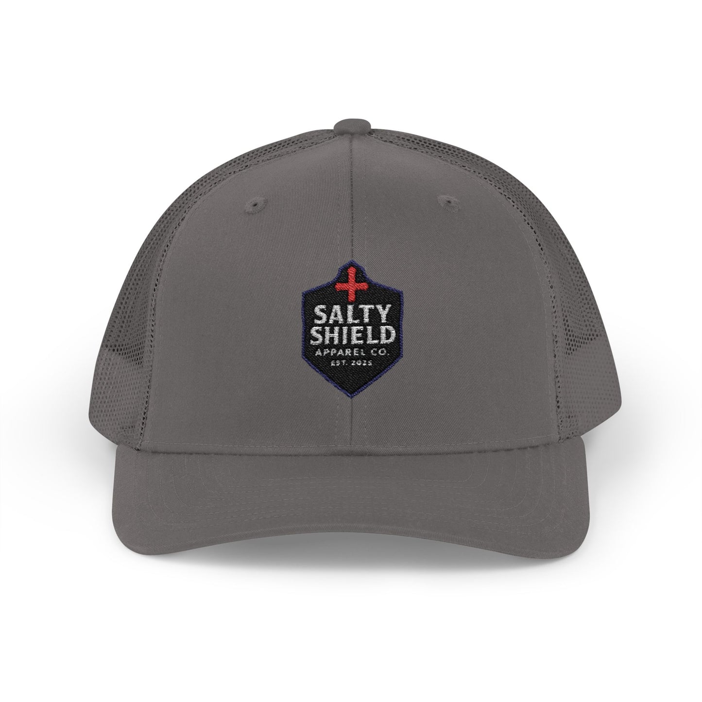 Salty Shield Snapback Trucker Cap - Stylish Headwear for Beach Lovers, Outdoor Adventures, Summer Fashion, Gifts for Him/Her