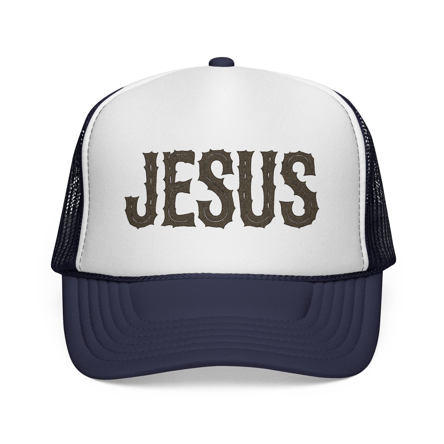 Faith-Inspired Trucker Cap, Religious Hat, Christian Gift, Jesus Baseball Cap, Stylish Faith Apparel, Perfect for Church Events