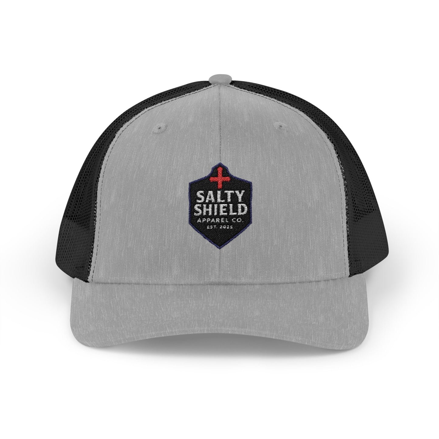 Salty Shield Snapback Trucker Cap - Stylish Headwear for Beach Lovers, Outdoor Adventures, Summer Fashion, Gifts for Him/Her
