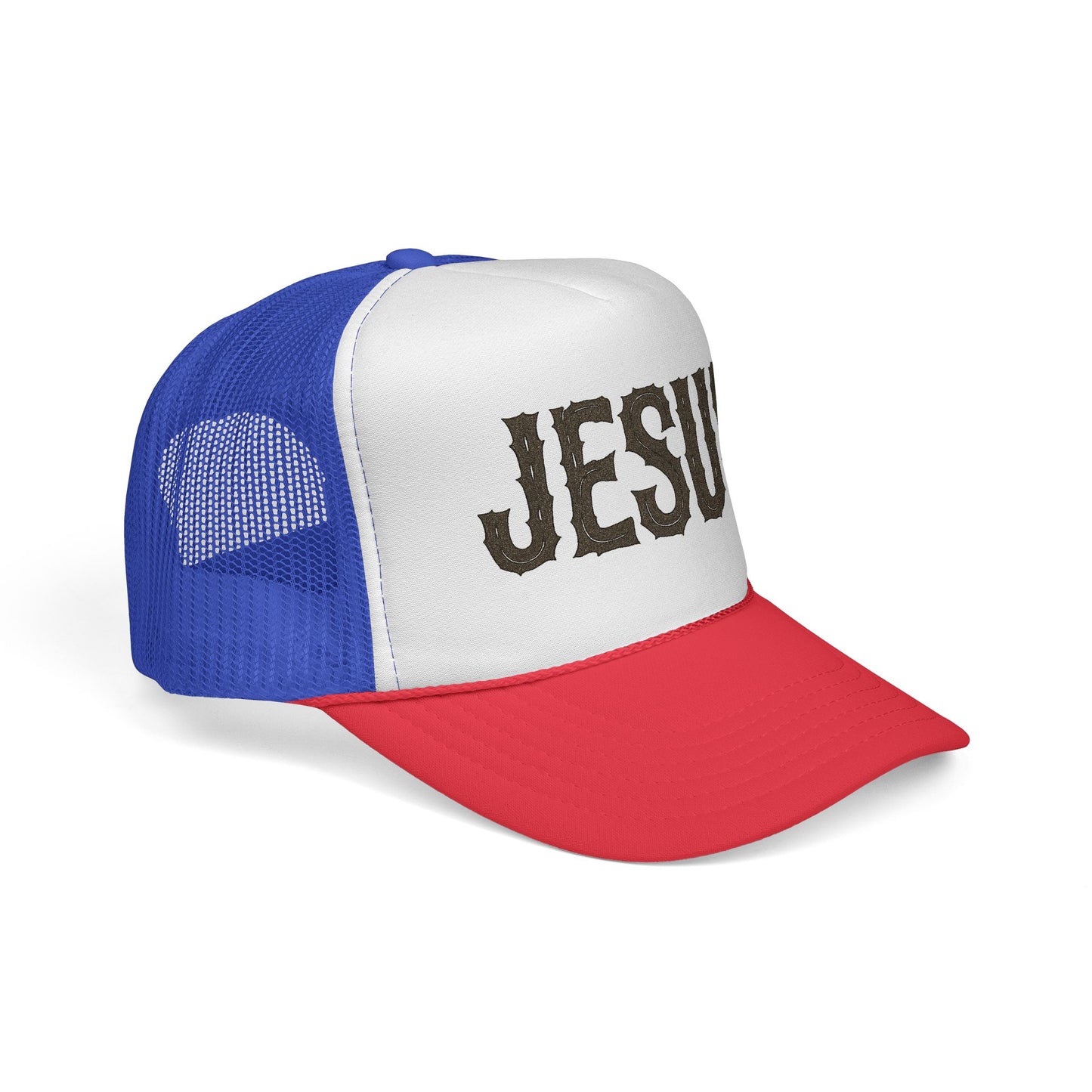 Faith-Inspired Trucker Cap, Religious Hat, Christian Gift, Jesus Baseball Cap, Stylish Faith Apparel, Perfect for Church Events