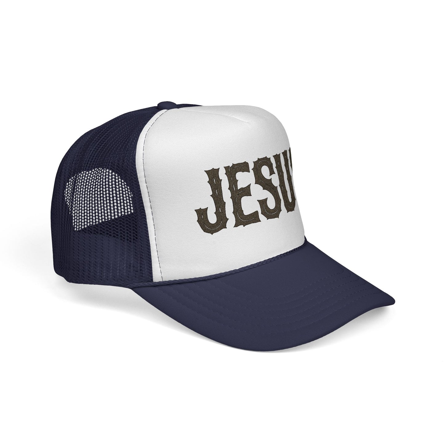 Faith-Inspired Trucker Cap, Religious Hat, Christian Gift, Jesus Baseball Cap, Stylish Faith Apparel, Perfect for Church Events