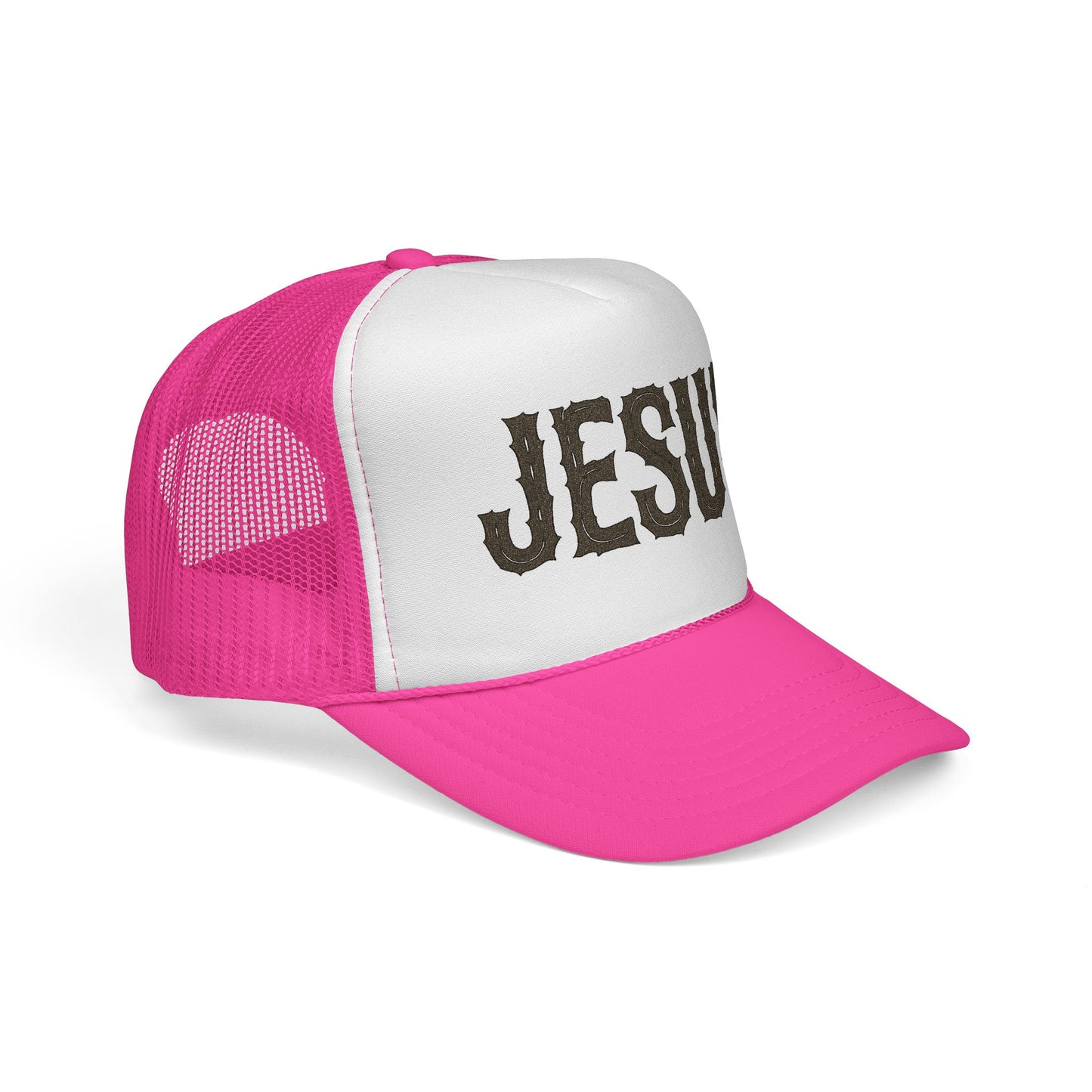 Faith-Inspired Trucker Cap, Religious Hat, Christian Gift, Jesus Baseball Cap, Stylish Faith Apparel, Perfect for Church Events