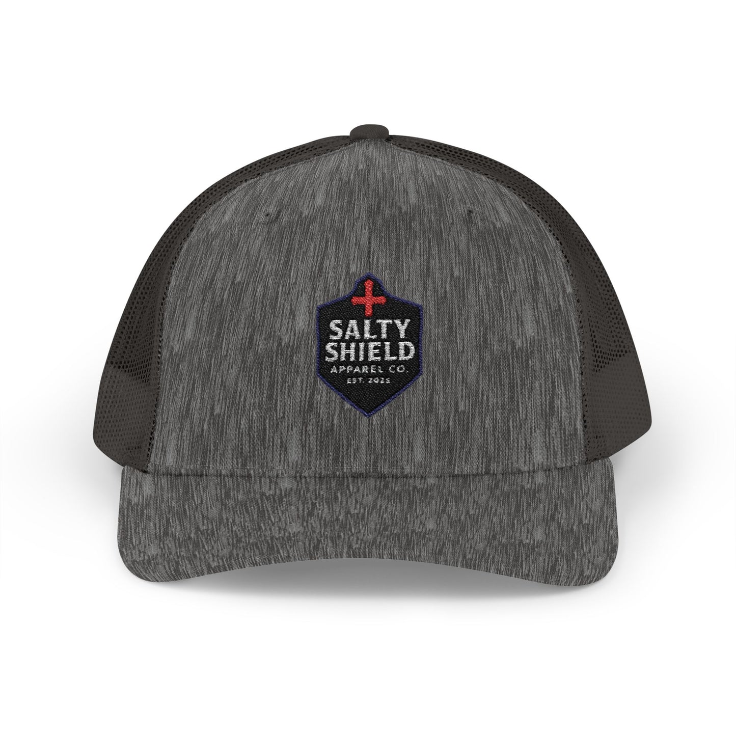 Salty Shield Snapback Trucker Cap - Stylish Headwear for Beach Lovers, Outdoor Adventures, Summer Fashion, Gifts for Him/Her