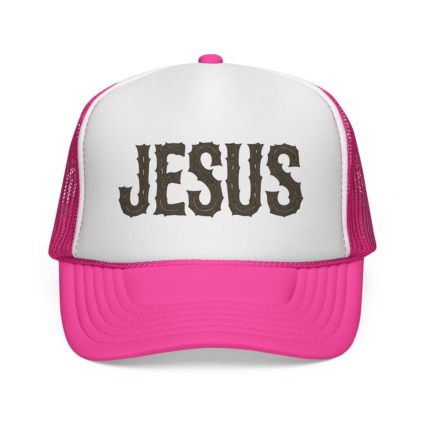 Faith-Inspired Trucker Cap, Religious Hat, Christian Gift, Jesus Baseball Cap, Stylish Faith Apparel, Perfect for Church Events